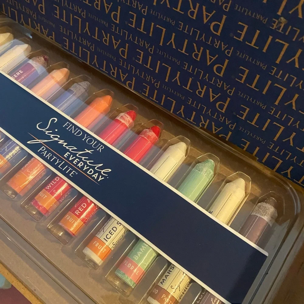PartyLite Signature Everyday Blending Crayons | Scent Sticks Set of 12 | NIB